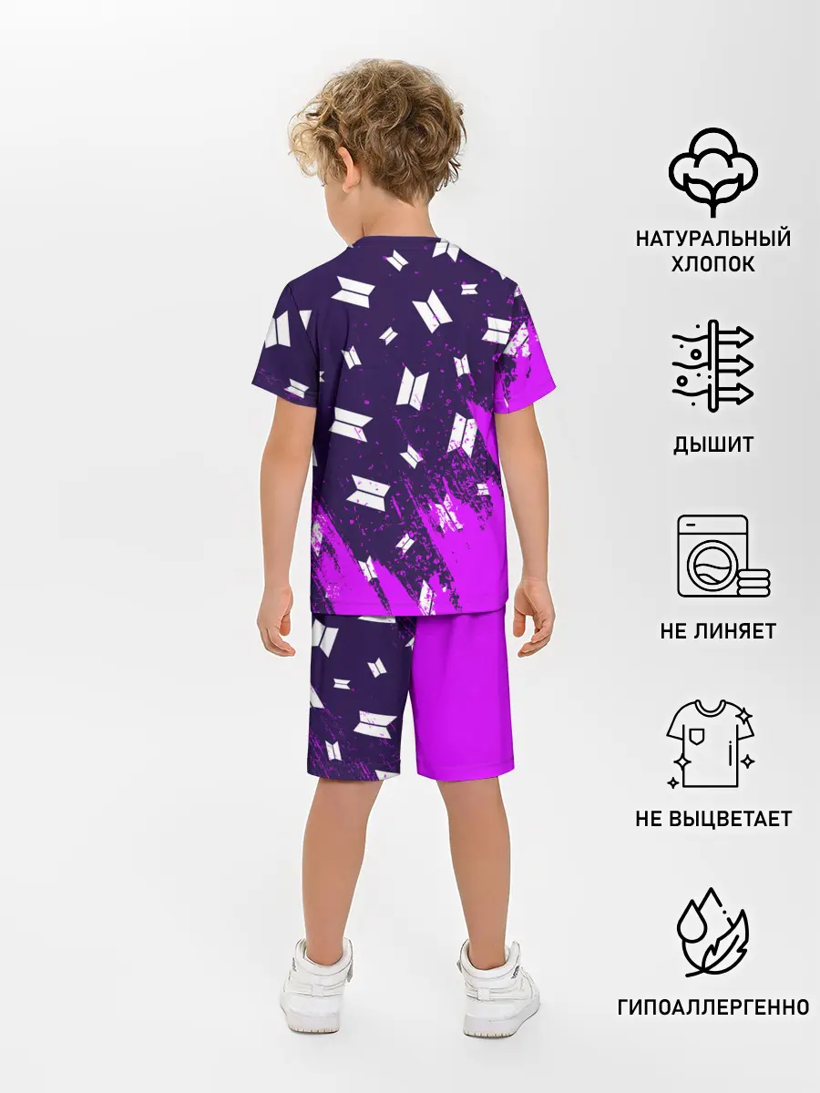 Детская пижама с шортами / BTS / БТС