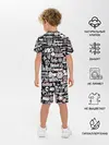 Детская пижама с шортами / ЛОГОТИПЫ РОК ГРУПП GLITCH