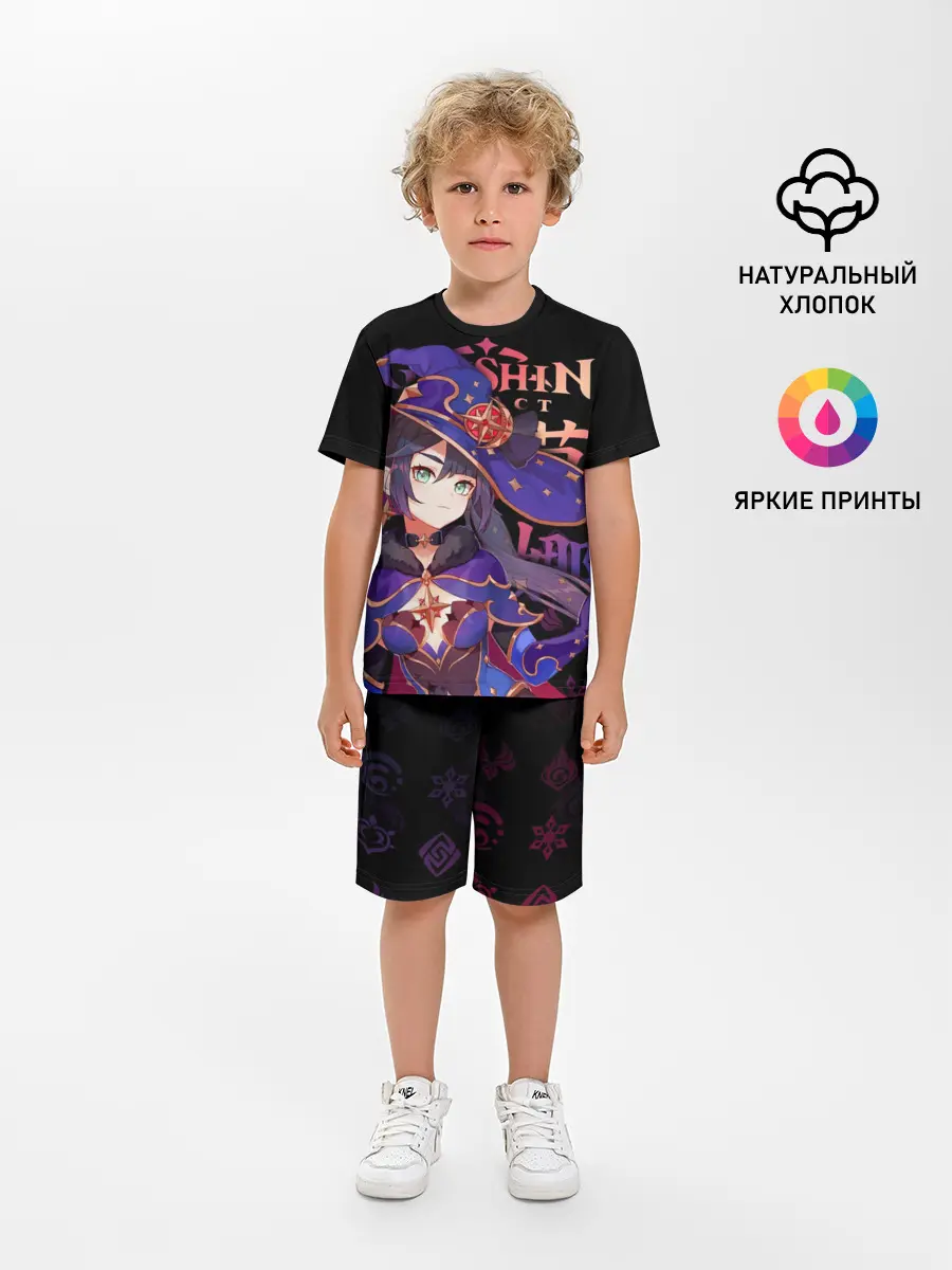 Детская пижама с шортами / Мона, Genshin Impact