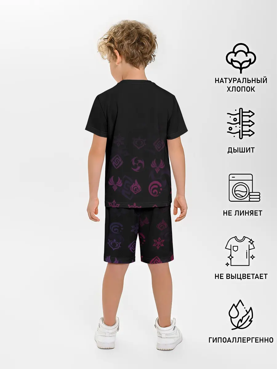 Детская пижама с шортами / Мона, Genshin Impact