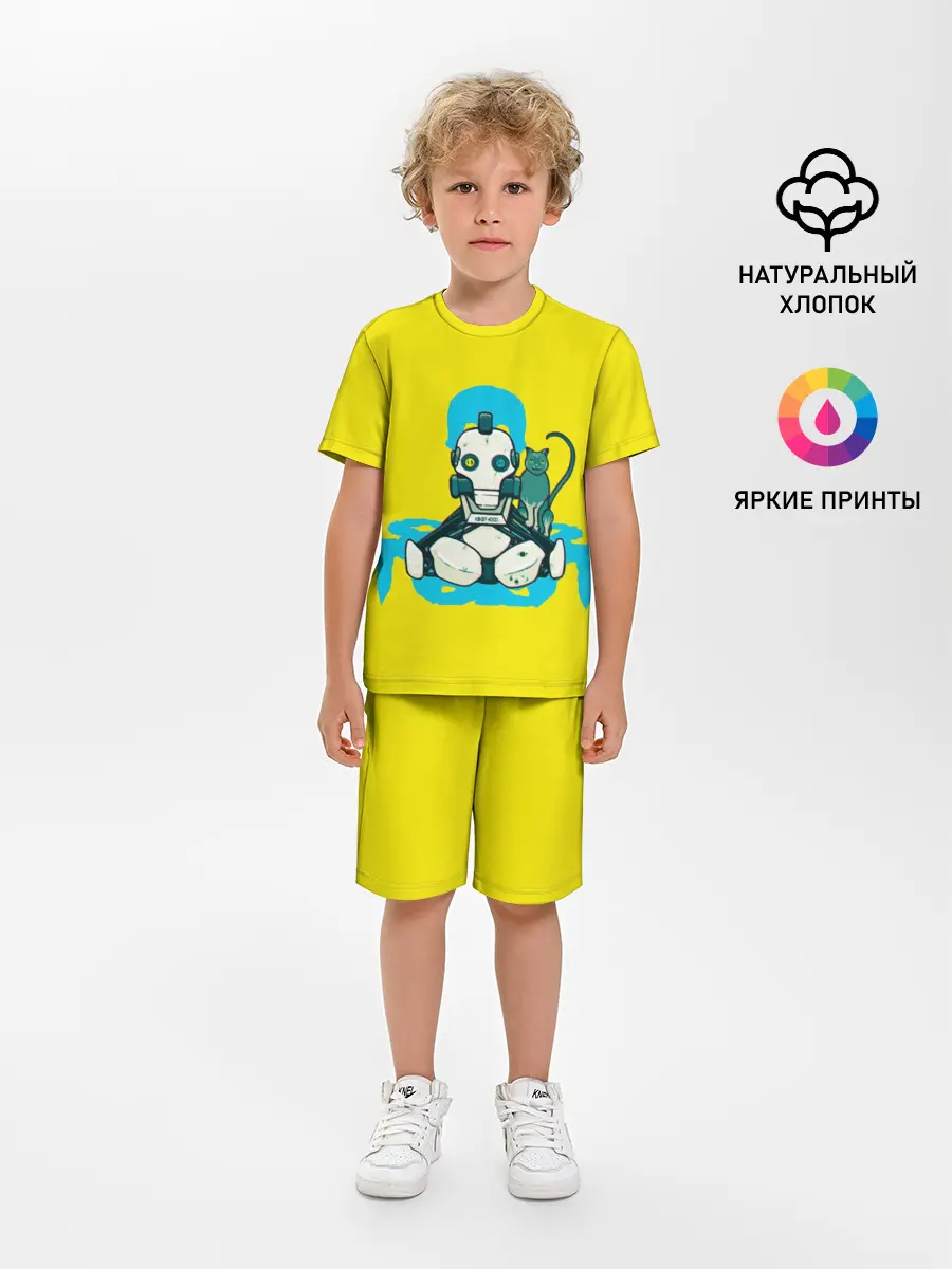 Детская пижама с шортами / Любовь, смерть и роботы