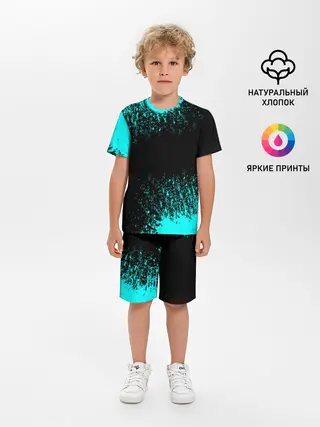 Детская пижама с шортами / Краска