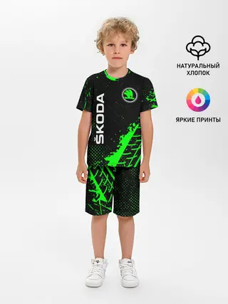 Детская пижама с шортами / SKODA / Шкода