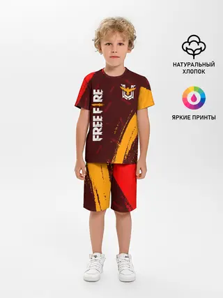 Детская пижама с шортами / FREE FIRE / ФРИ ФАЕР