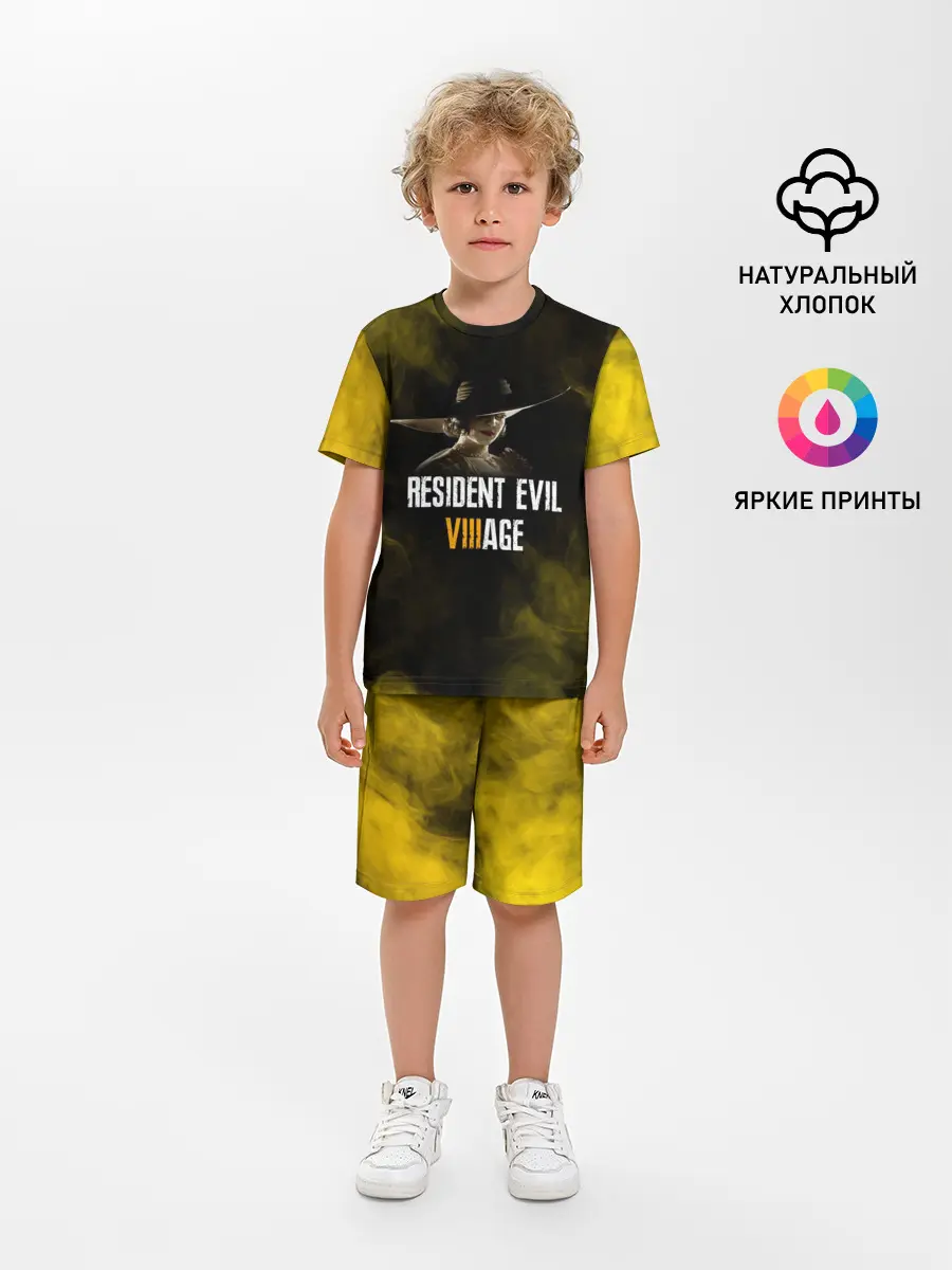 Детская пижама с шортами / RESIDENT EVIL VILLAGE | LADY DIMITRESCU