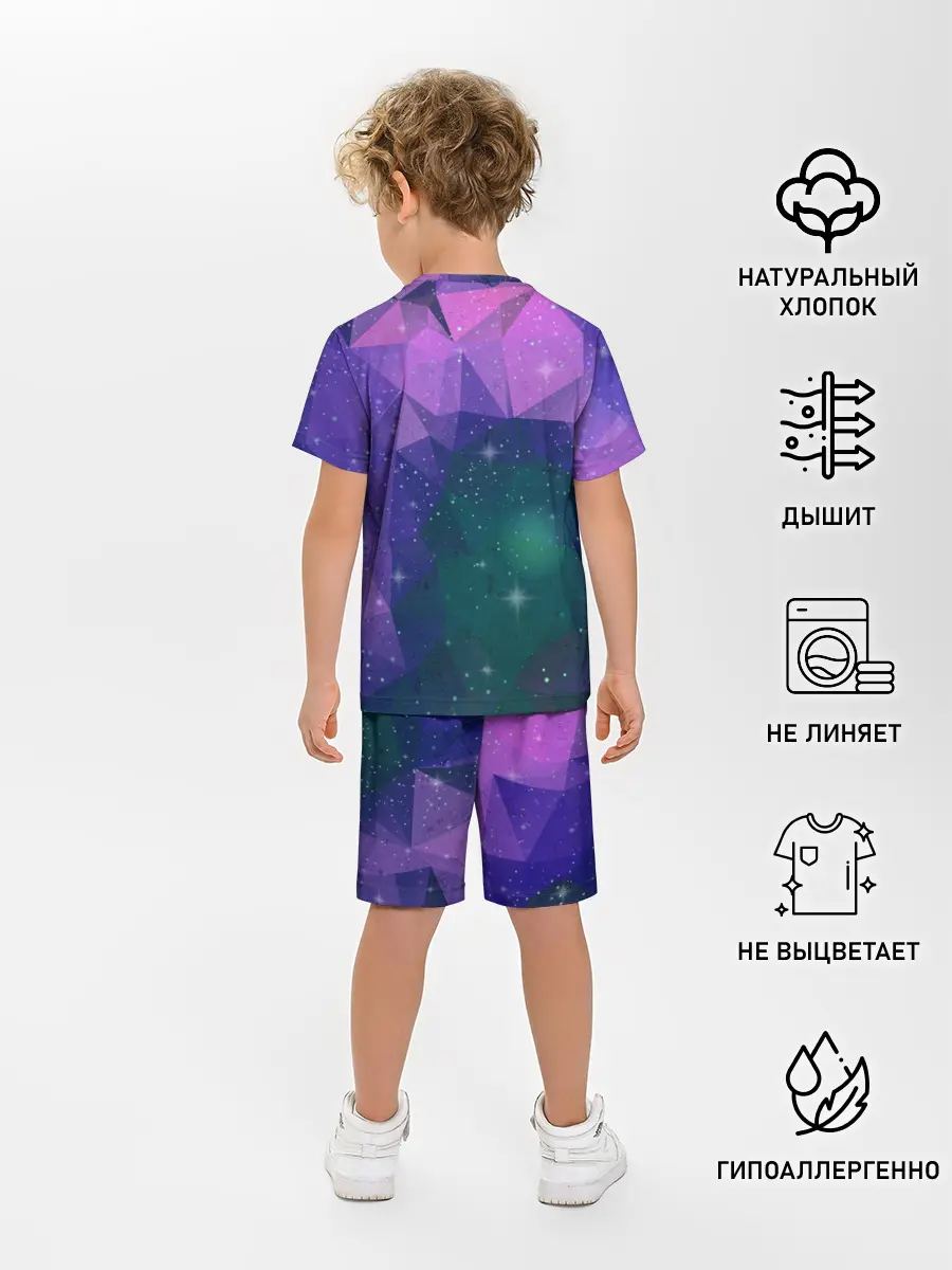 Детская пижама с шортами / SPACE