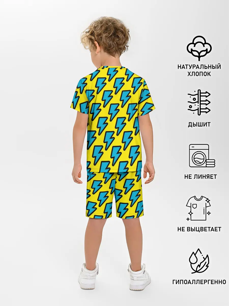 Детская пижама с шортами / Молнии
