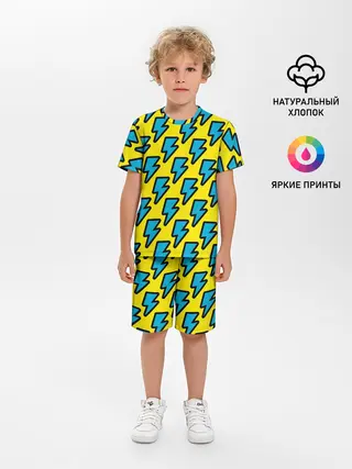 Детская пижама с шортами / Молнии