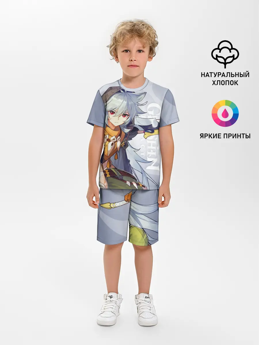 Детская пижама с шортами / GENSHIN IMPACT, РЭЙЗОР