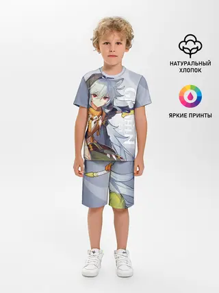Детская пижама с шортами / GENSHIN IMPACT, РЭЙЗОР