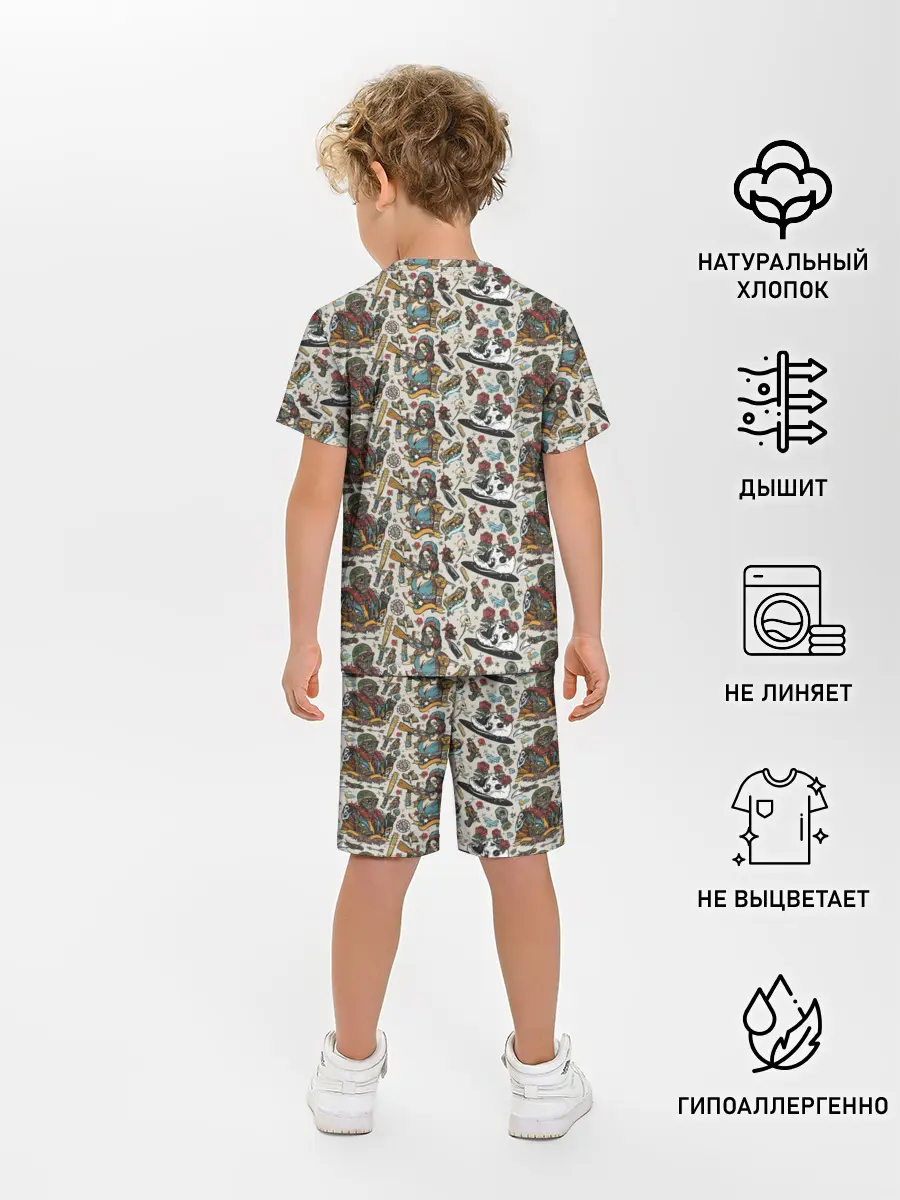 Детская пижама с шортами / апокалипсис / конец света