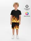Детская пижама с шортами / Огонь