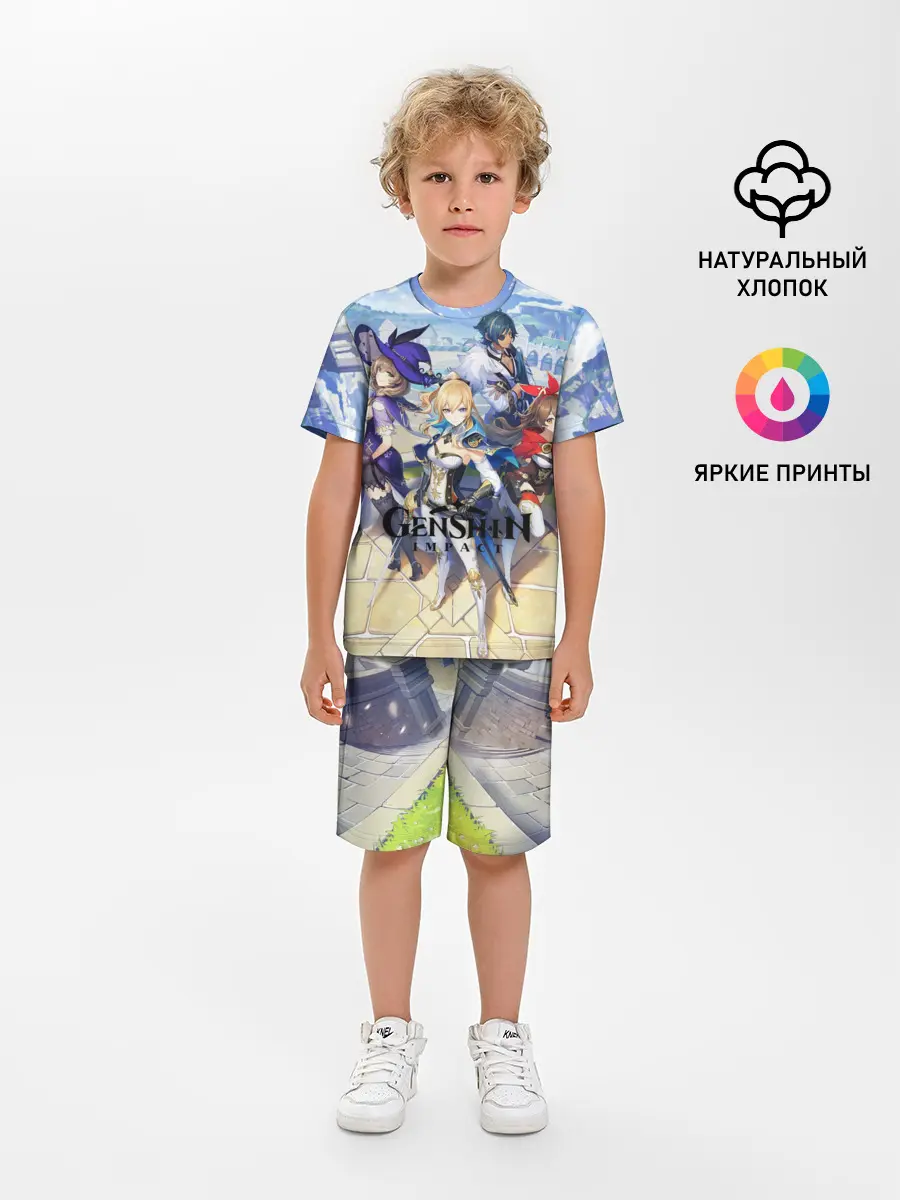 Детская пижама с шортами / GENSHIN IMPACT