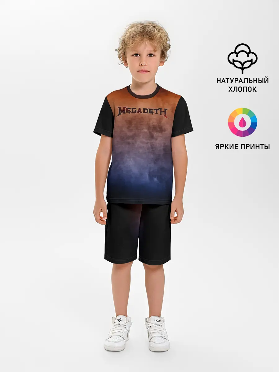 Детская пижама с шортами / Megadeth