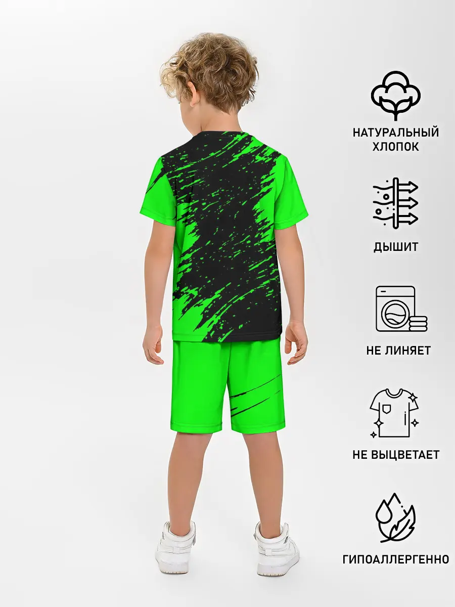 Детская пижама с шортами / S.T.A.L.K.E.R. NEON | СТАЛКЕР