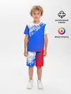 Детская пижама с шортами / Флаг РФ триколор