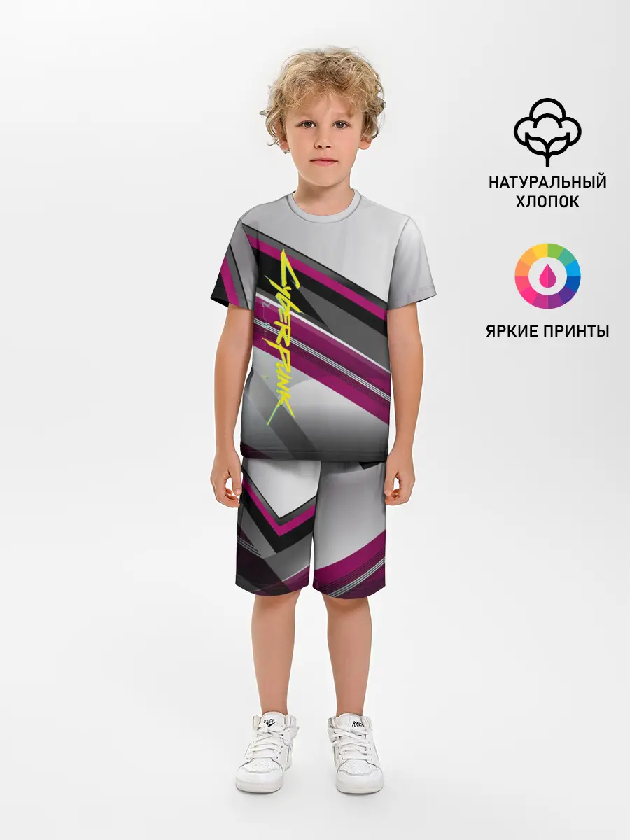 Детская пижама с шортами / Cyber Punk 2077