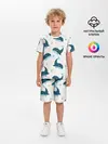 Детская пижама с шортами / Киты