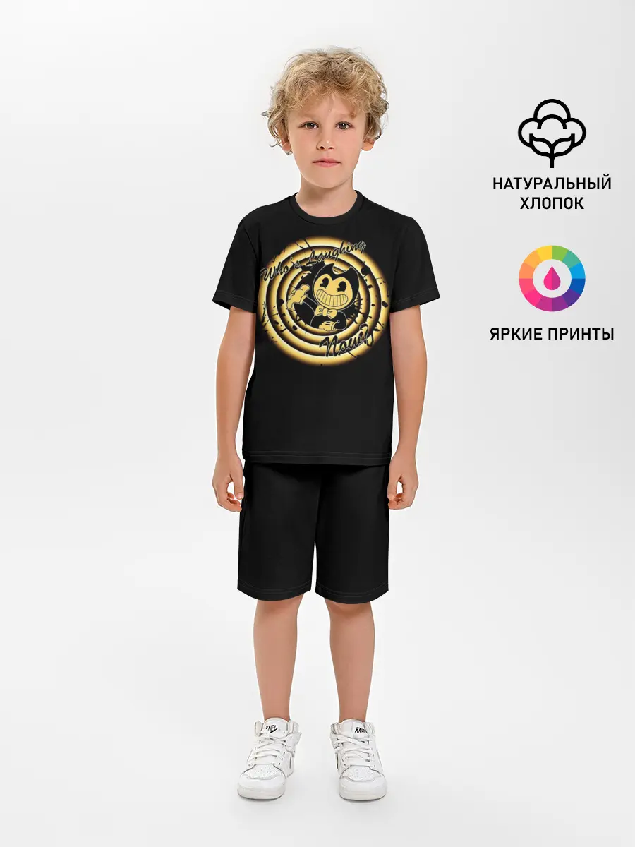 Детская пижама с шортами / Bendy And The Ink Machine