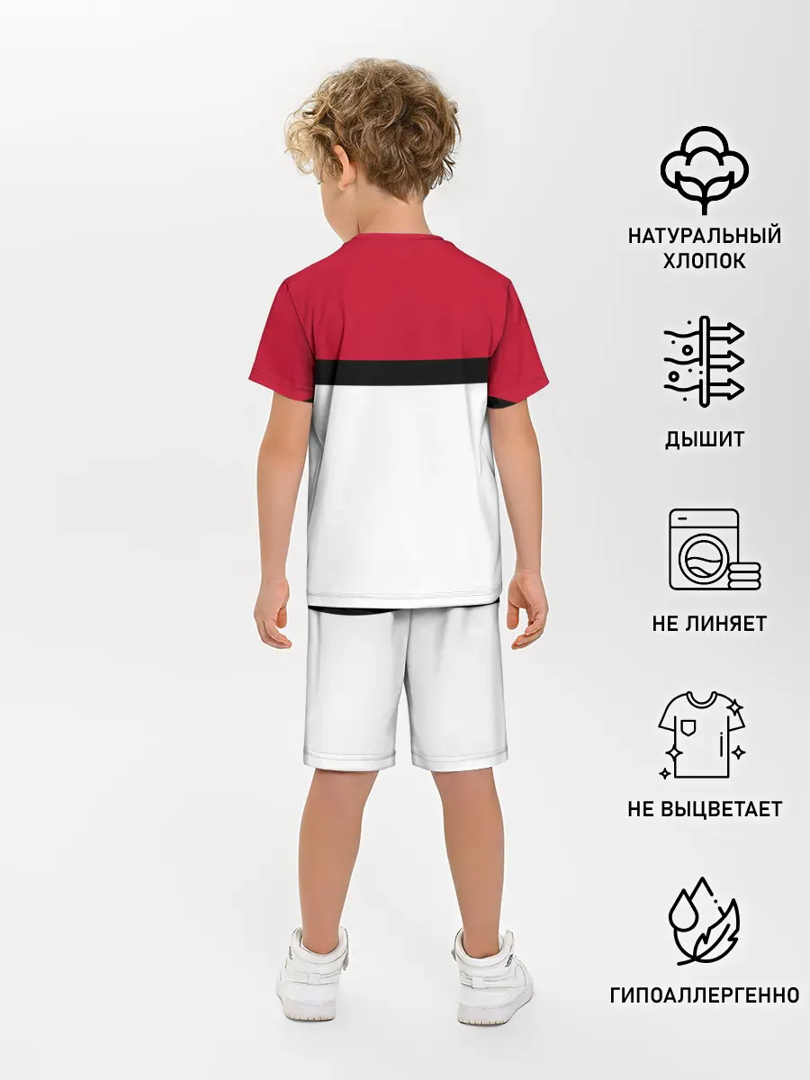 Детская пижама с шортами / Покебол