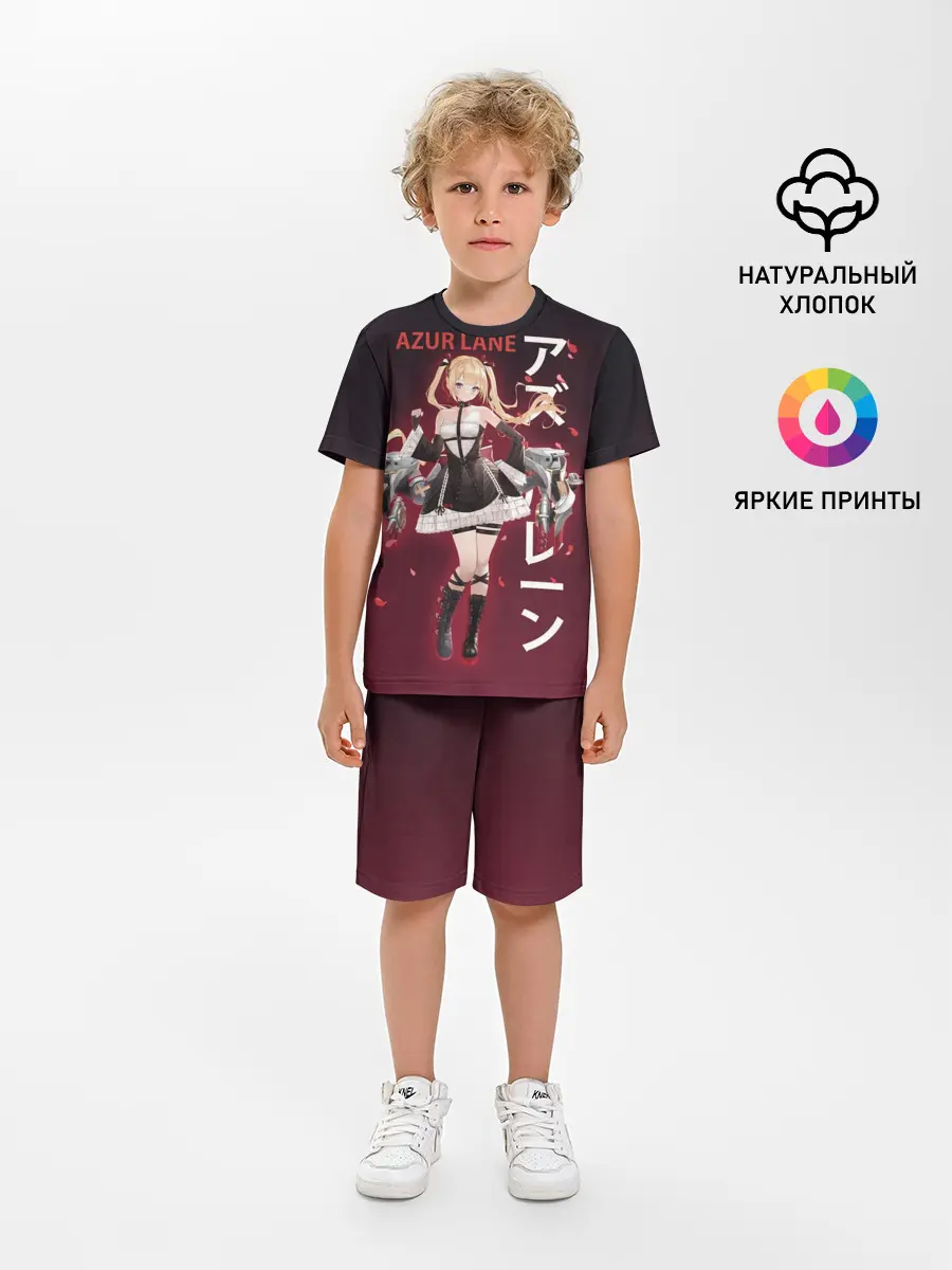 Детская пижама с шортами / azur lane