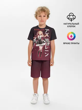Детская пижама с шортами / azur lane