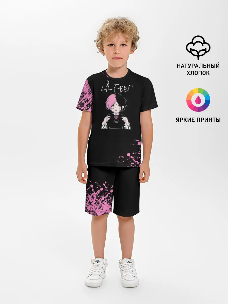 Детская пижама с шортами / Лил Пип