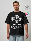 Мужская футболка оверсайз / QUEEN | КВИН