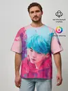 Мужская футболка оверсайз / BTS