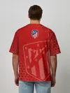 Мужская футболка оверсайз / Атлетико Мадрид