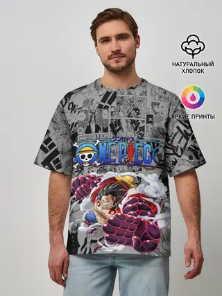 Мужская футболка оверсайз / Fourth Gear