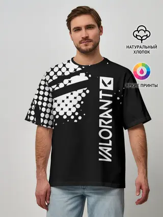 Мужская футболка оверсайз / Valorant