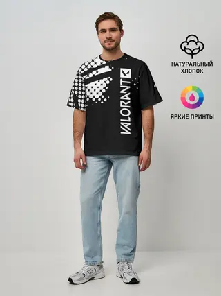 Мужская футболка оверсайз / Valorant