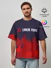 Мужская футболка оверсайз / LINKIN PARK / ЛИНКИН ПАРК