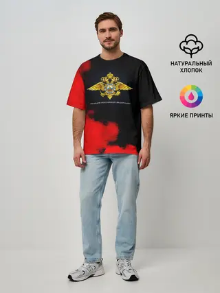 Мужская футболка оверсайз / Полиция Российской Федерации