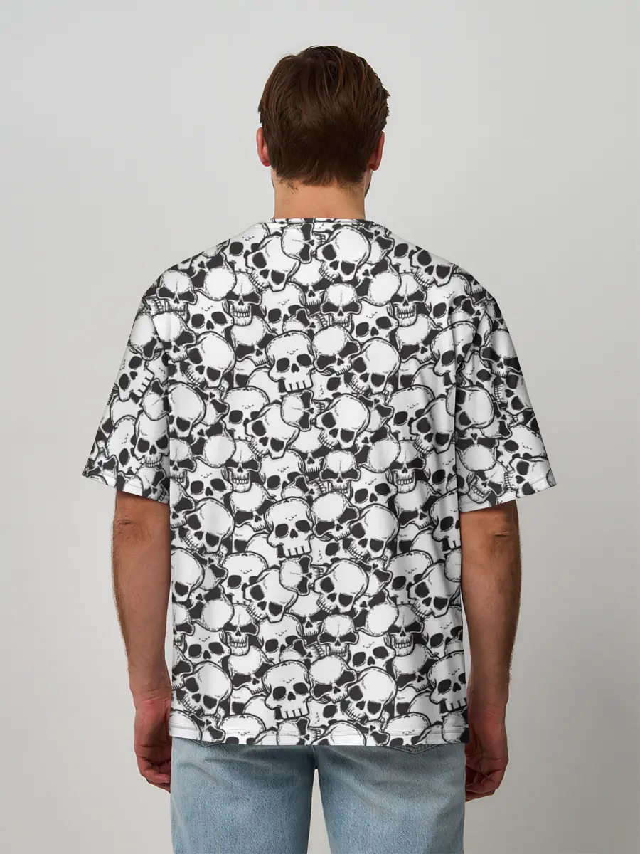 Мужская футболка оверсайз / Смерть