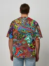 Мужская футболка оверсайз / Психоделика