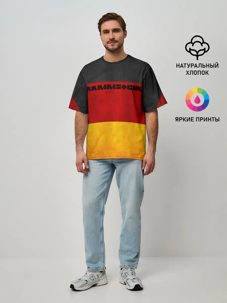 Мужская футболка оверсайз / Rammstein