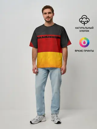 Мужская футболка оверсайз / Rammstein