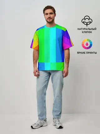 Мужская футболка оверсайз / MAKE LOVE, NOT WAR