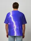 Мужская футболка оверсайз / NEON ELECTRIX