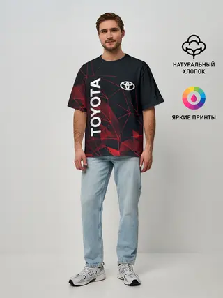 Мужская футболка оверсайз / TOYOTA