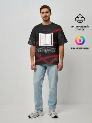 Мужская футболка оверсайз / Rammstein