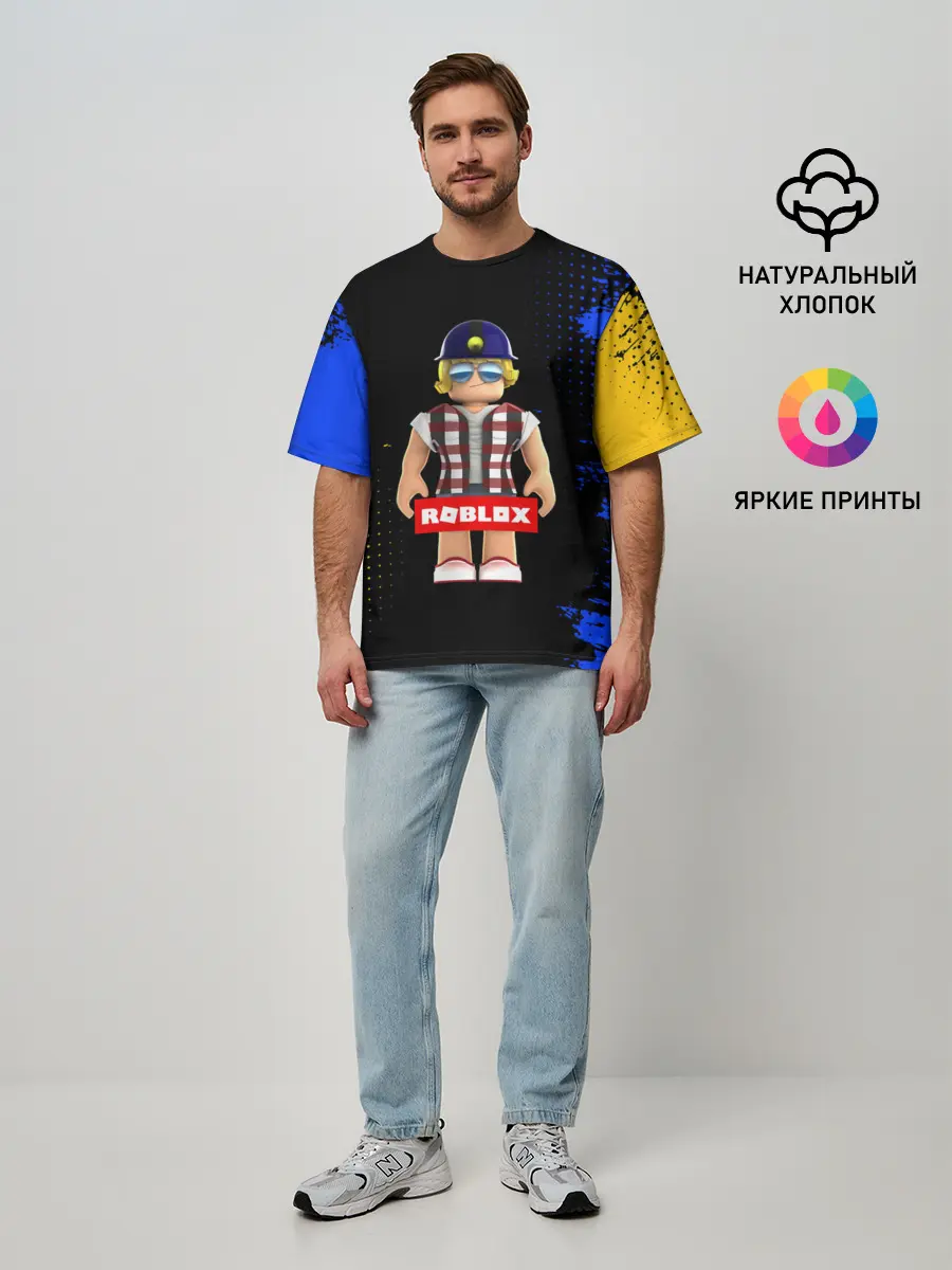 Мужская футболка оверсайз / ROBLOX | РОБЛОКС
