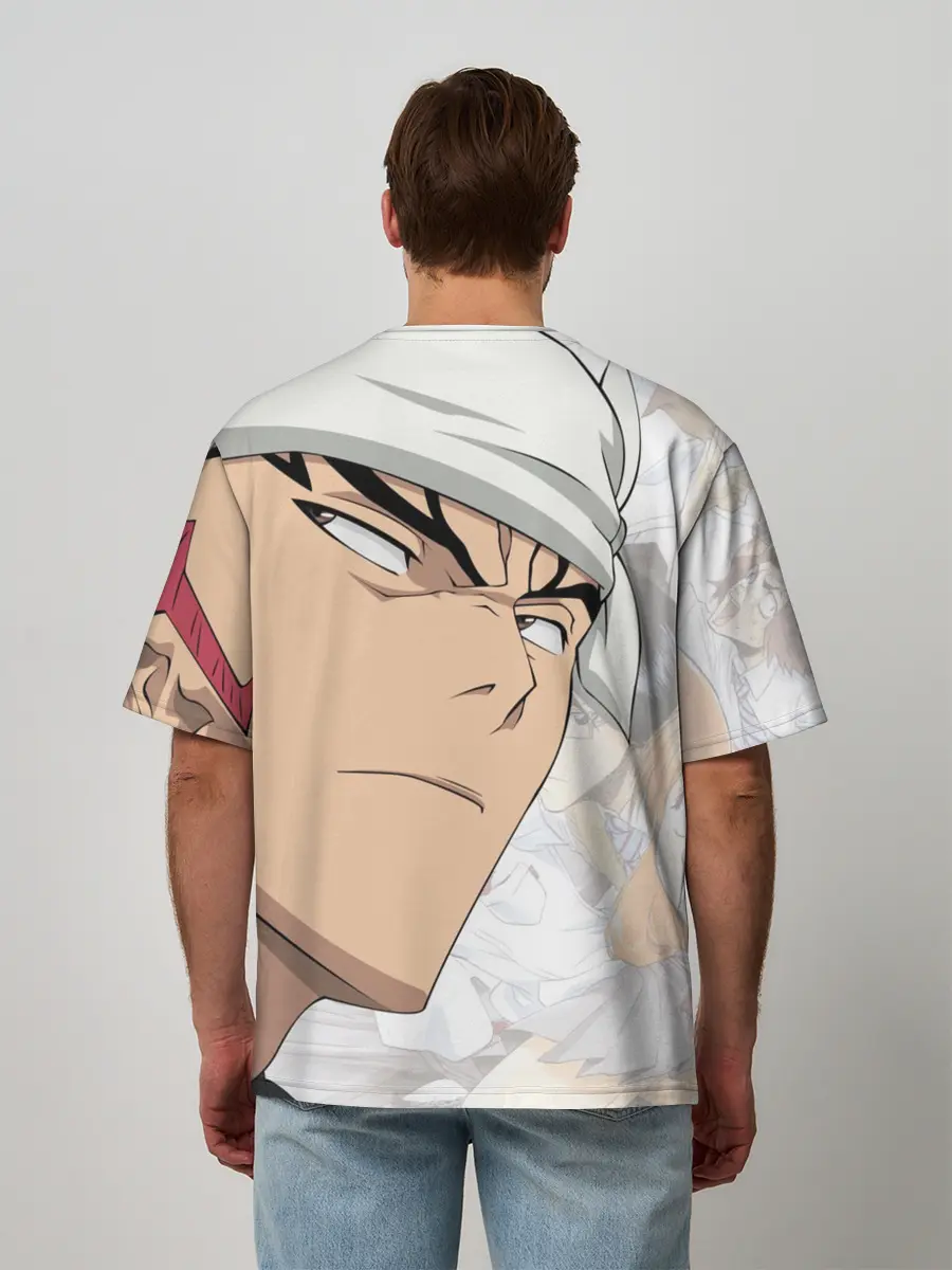 Мужская футболка оверсайз / Bleach Anime Abarai Renji