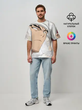 Мужская футболка оверсайз / Bleach Anime Abarai Renji