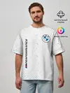Мужская футболка оверсайз / BMW / БМВ