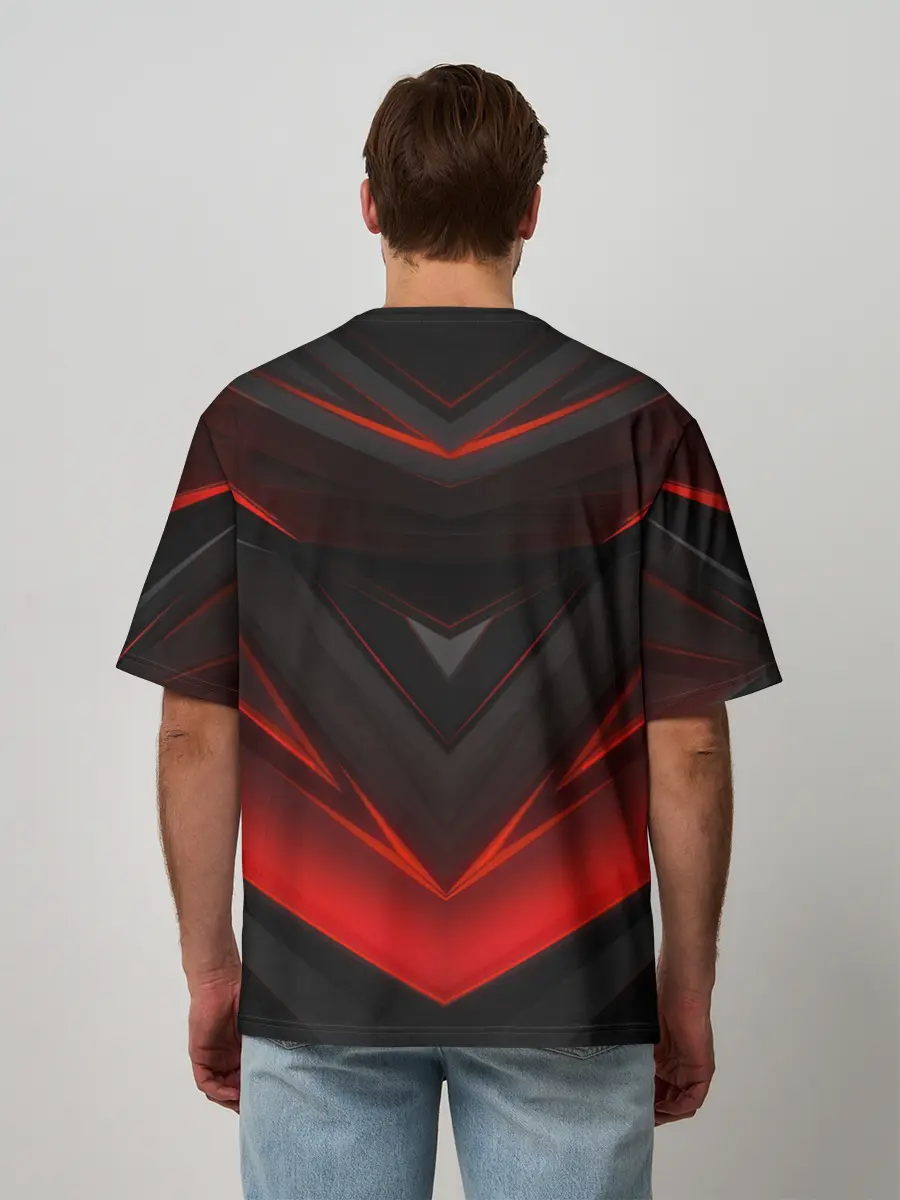 Мужская футболка оверсайз / MASS EFFECT N7