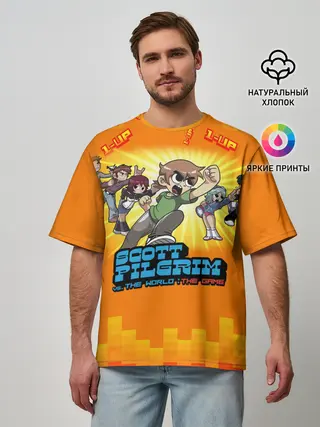 Мужская футболка оверсайз / Scott Pilgrim