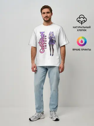 Мужская футболка оверсайз / GENSHIN IMPACT